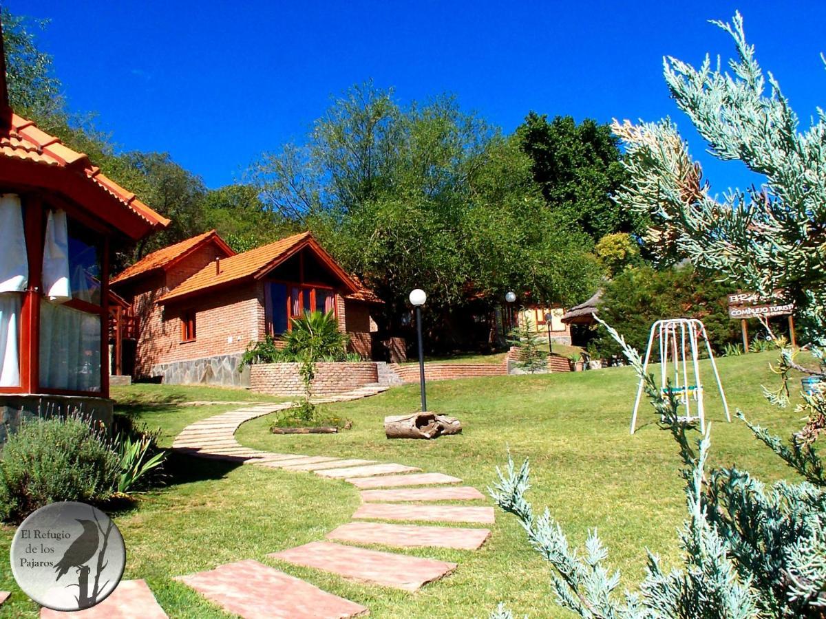 Cabanas El Refugio De Los Pajaros Merlo Exteriör bild