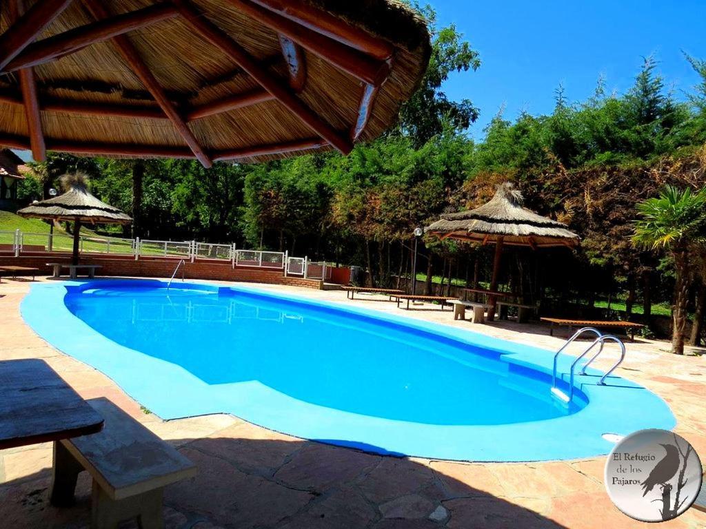 Cabanas El Refugio De Los Pajaros Merlo Exteriör bild