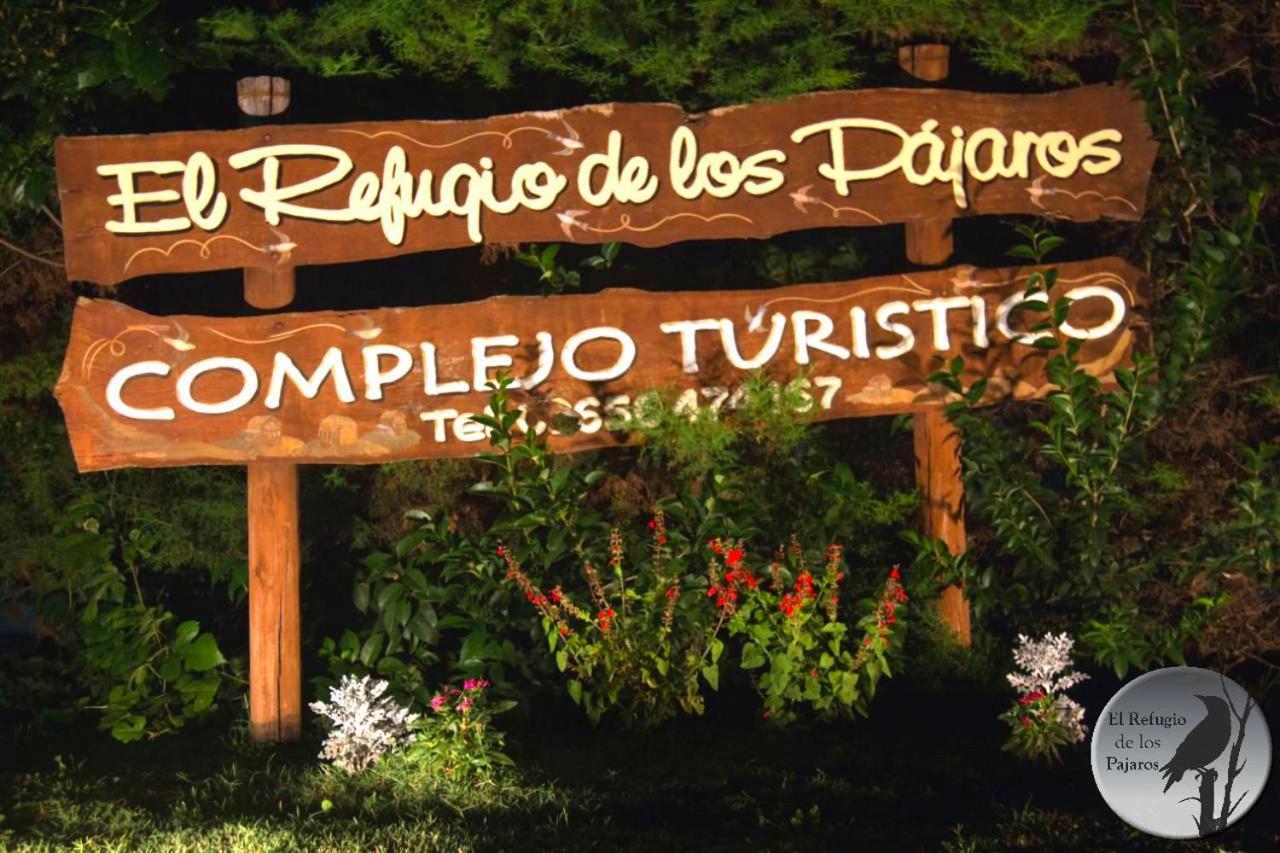 Cabanas El Refugio De Los Pajaros Merlo Exteriör bild